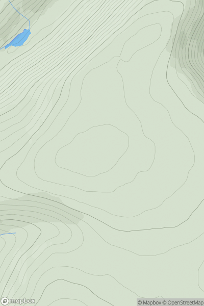 Thumbnail image for Sron na h-Iolaire [Glen Tromie to Glen Tilt] showing contour plot for surrounding peak